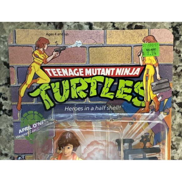 1990 Teenage Mutant Ninja Turtles April O'Neil Figure Playmates Brand New Sealed - Picture 5 of 7